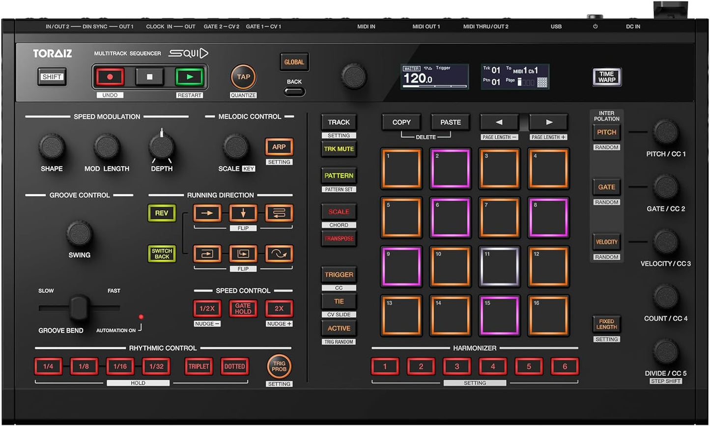 Pioneer DJ TORAIZ SQUID Multitrack Production Sequencer