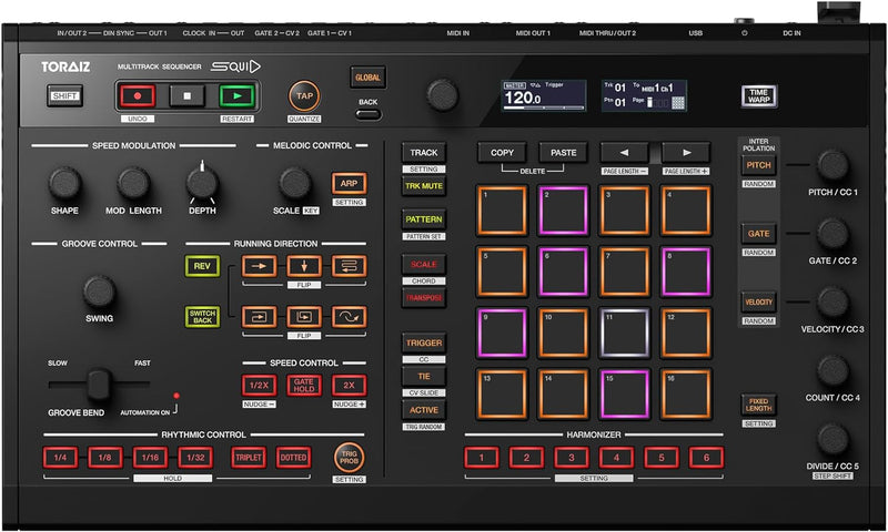 Pioneer DJ TORAIZ SQUID Multitrack Production Sequencer — main product image