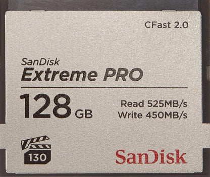 SanDisk SDCFSP-128G-G46D 128GB Extreme PRO CFast 2.0 Card