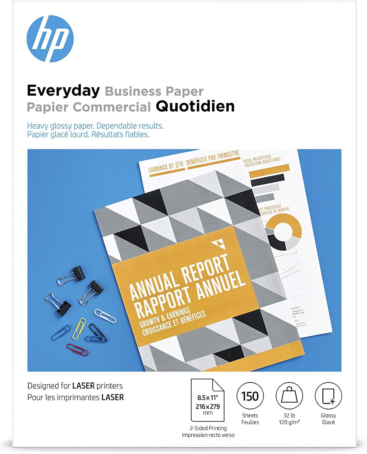 HP 4WN08A Everyday Business Glossy Laser Paper