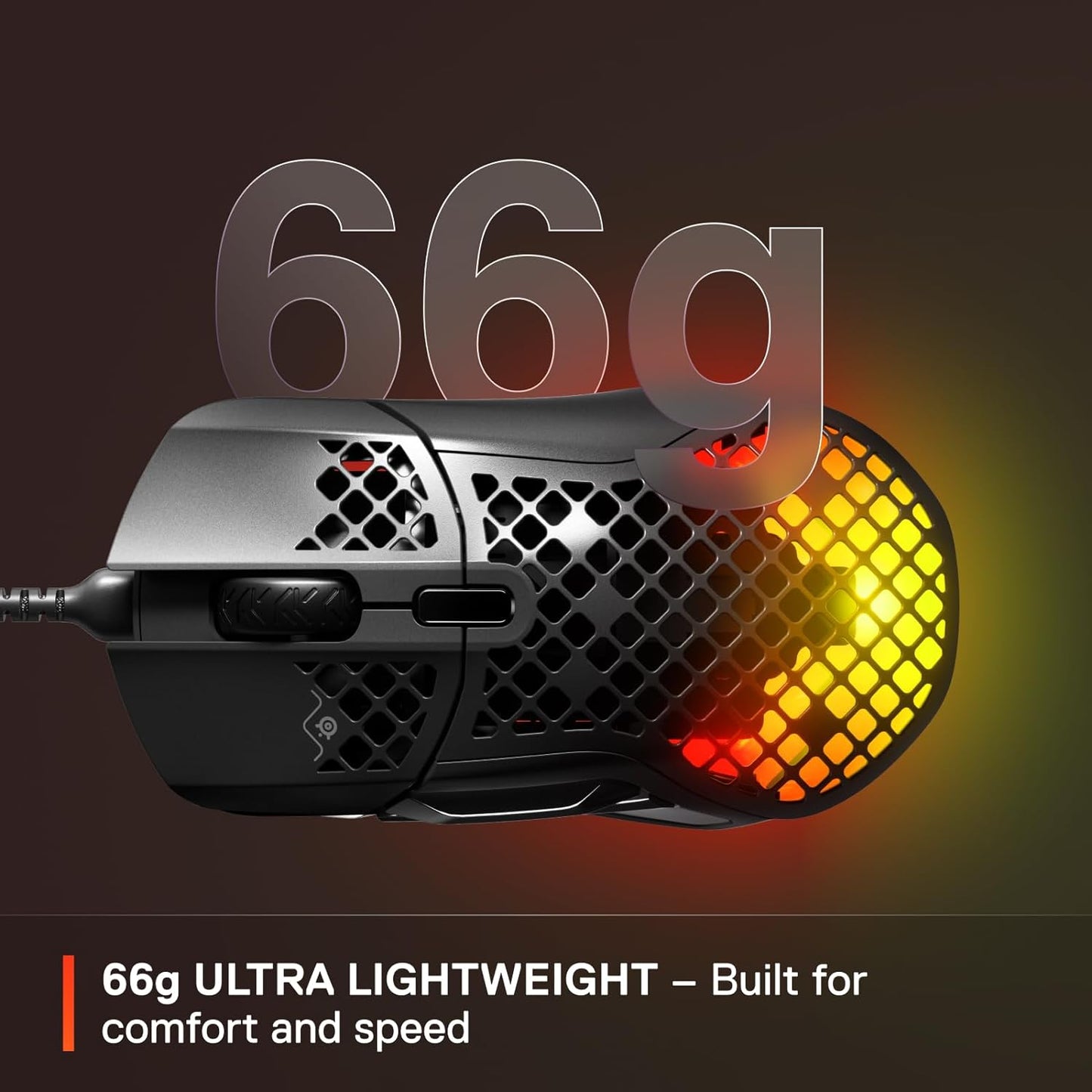SteelSeries 62401 Aerox 5 Ultra-Lightweight RGB Gaming Mouse
