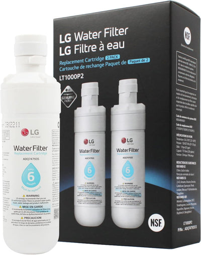 LG LT1000P2 Refrigerator Water Filter Replacement (2-Pack)