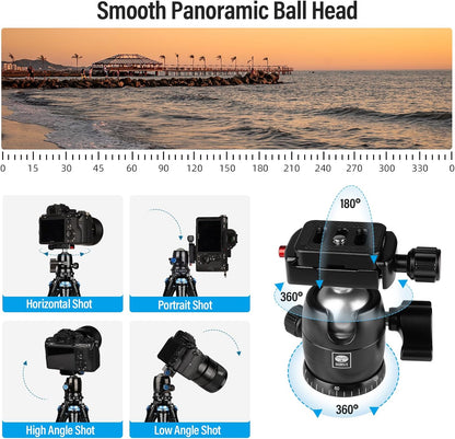 Sirui AM-223+B-00K Carbon Fiber Travel Tripod Ballhead Mini