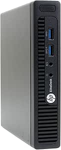 HP 705 G2-MINI EliteDesk A8 Mini PC 256GB SSD (Renewed)