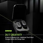 Shure MV-TWO-Z7 MoveMic Two Wireless Lavalier Microphones