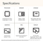 Microsoft ZYT-00001 Surface Laptop (2024) - Copilot+ PC, 1TB SSD