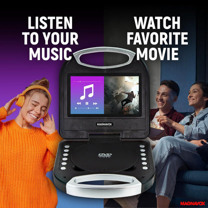 Magnavox MTFT750-BK 7-Inch Portable DVD Player Car Adapter