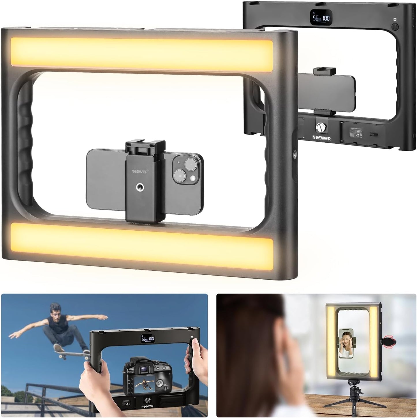 Neewer 10102073 Smartphone Video Rig Light Kit