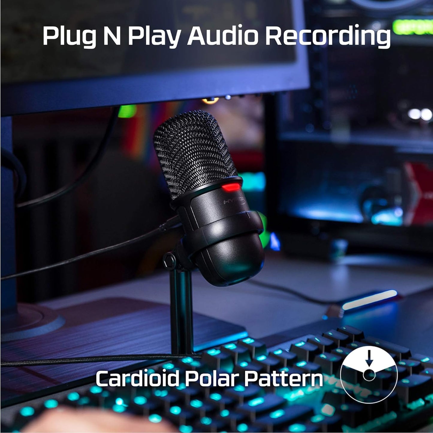 HyperX HBNDL0001 Streamer Starter Pack Mic and Headset
