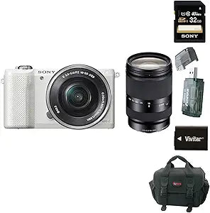 Sony ILCE5000L/W Alpha a5000 Mirrorless Camera Kit — main product image