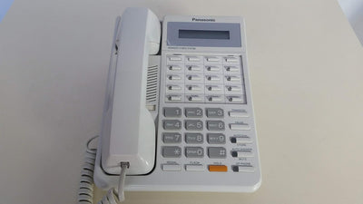 Panasonic KX-T7030-W 12-Button Display Speakerphone - White