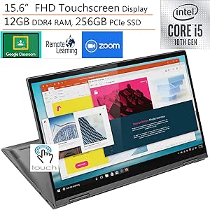 Lenovo C740 2-in-1 15.6" Touchscreen Laptop i5-10210U 12GB 256GB SSD
