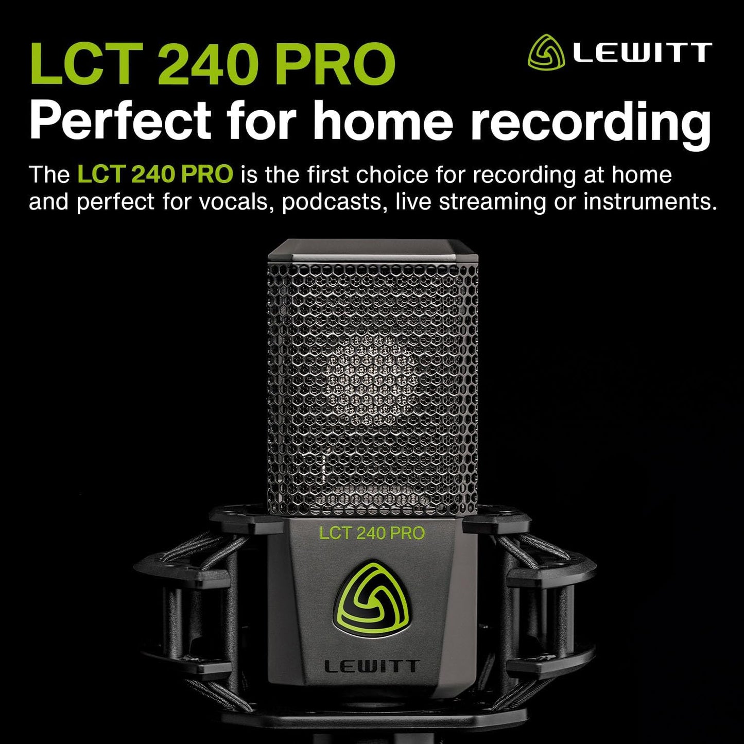Lewitt LCT 240 Pro Microphone Value Pack with Shock Mount