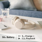 Sony WHCH520C.CE7 Wireless Bluetooth Cappuccino Headphones