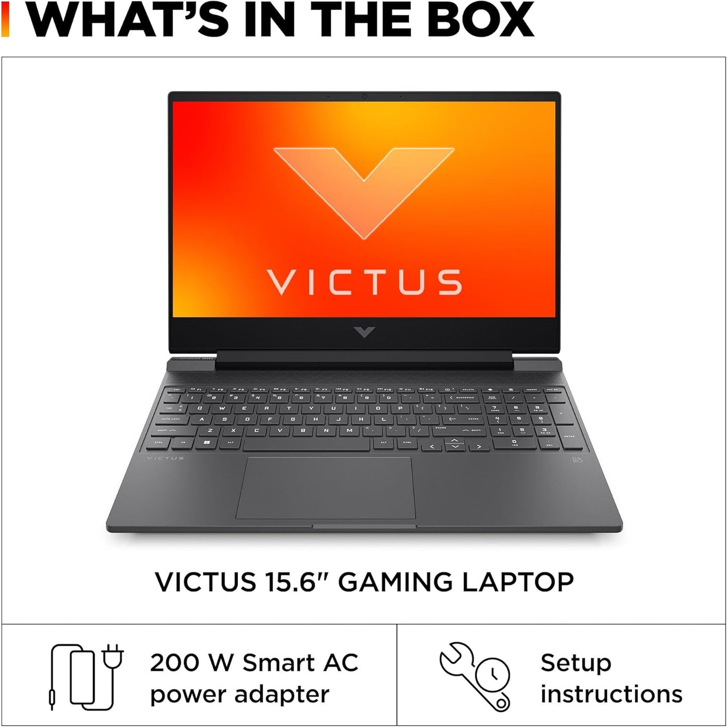 HP A05XLUA#ABA Victus 15 RTX 4050 Gaming Laptop 2024