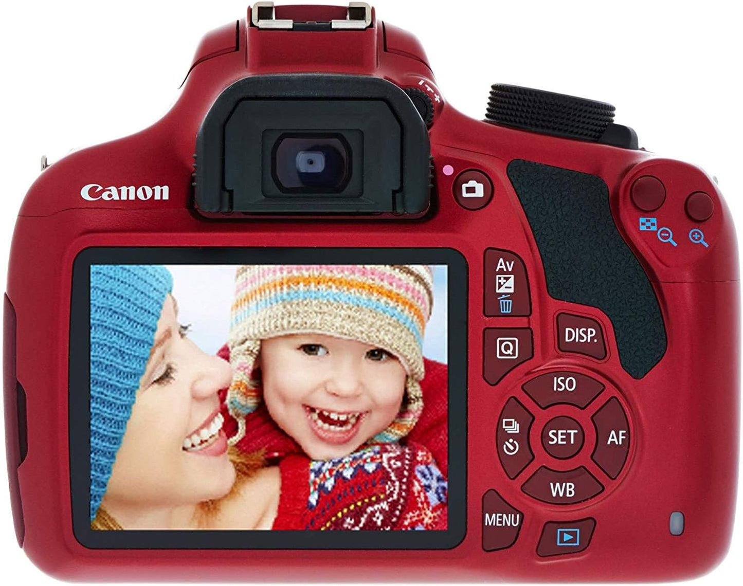 Canon 1300D Rebel T6 Red Edition DSLR Kit (Renewed)
