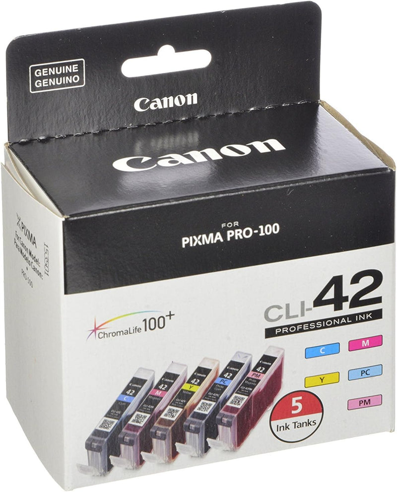Canon CLI-42 5-Pack Value Ink for PIXMA PRO-100 — main product image