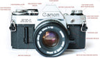 Canon AE-1 Vintage 35mm SLR Camera with 50mm Lens - Renewed