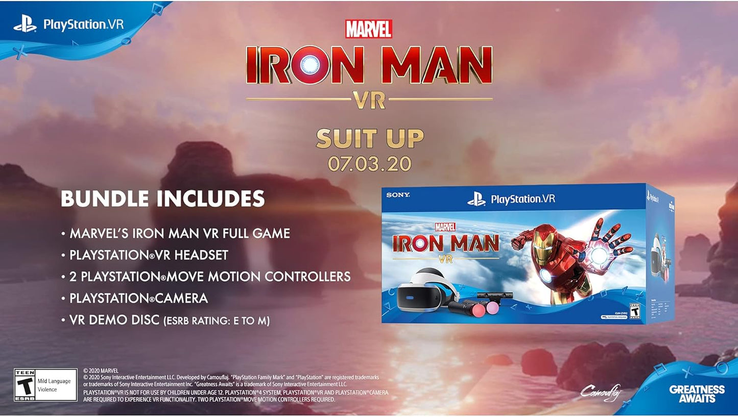 Sony VR Playstation VR Iron Man Bundle