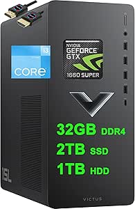 HP Victus 15L Gaming PC: i3-12100F, GTX 1660 Super — main product image