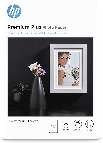 HP CR677A 10x15cm Premium Plus Glossy Photo Paper — main product image