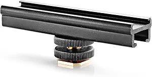 Neewer Cold Shoe Extension Mount Bar