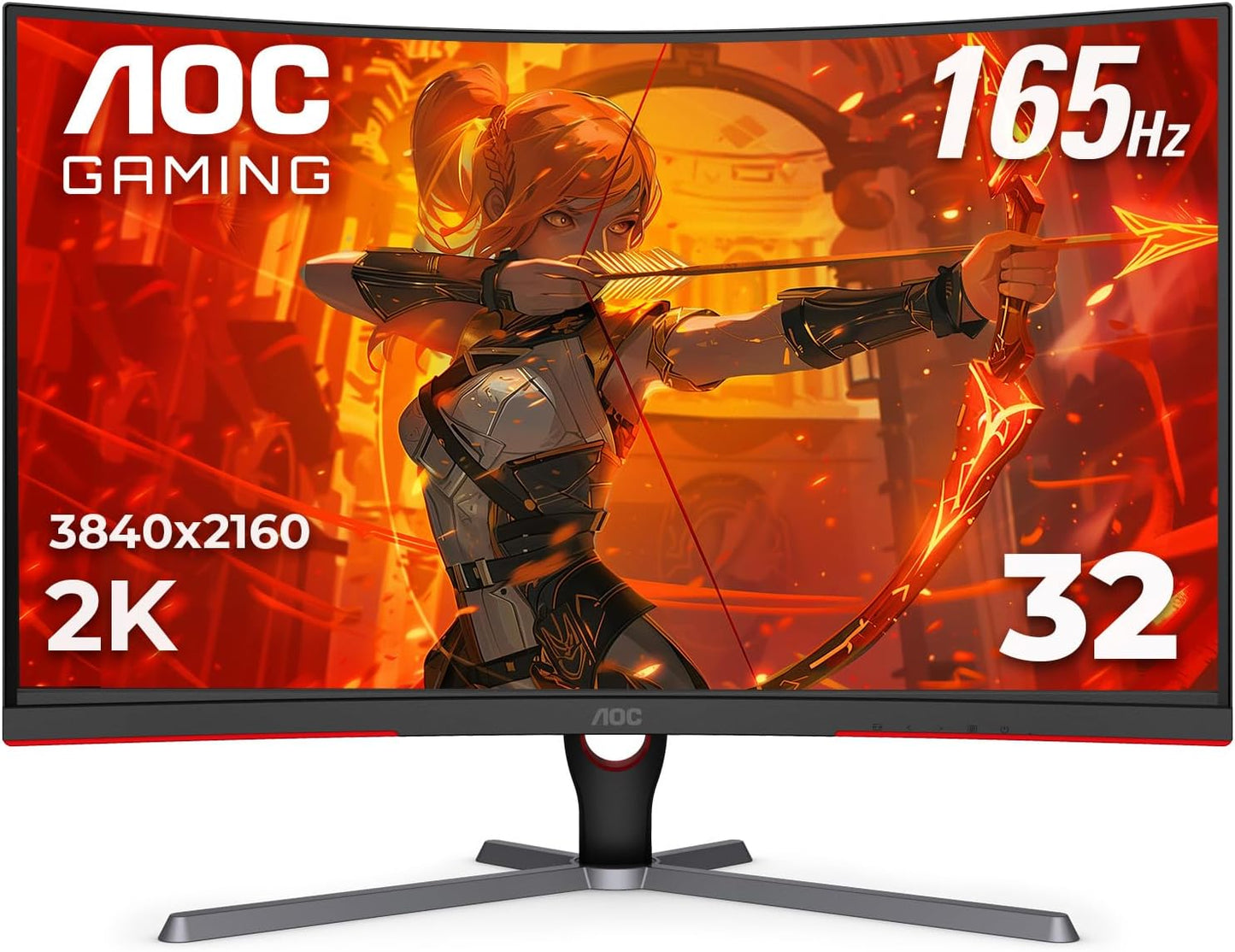 AOC CQ32G3SE 32-Inch 165Hz Curved Gaming Monitor