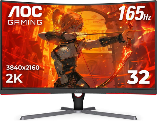 AOC CQ32G3SE 32-Inch 165Hz Curved Gaming Monitor