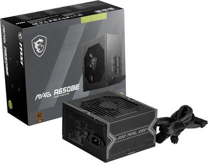 MSI MAG A650BE 650W 80+ Bronze Gaming PSU