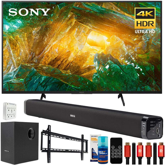 Sony XBR55X800H 55-Inch 4K UHD TV Bundle