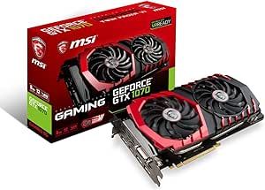 MSI GeForce GTX 1070 GAMING 8G GDDR5 Graphics Card — main product image
