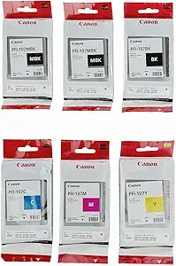Canon PFI-107 Ink Tank Set with Cleaning Cloth
