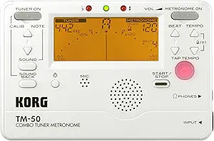 Korg TM50PW Acoustic Guitar Bridge Pins Metronome Tuner