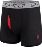 Spyder Performance Mesh Mens Boxer Briefs Sports Underwear Fly Front