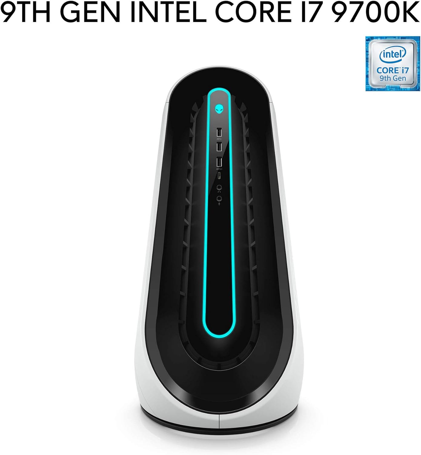 Alienware AWAUR9-7674WHT-PUS Aurora R9 Gaming Desktop RTX 2080 Super