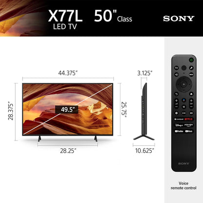 Sony KD50X77L 50-Inch 4K HDR Google Smart TV