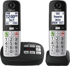 Panasonic KX-TGU432B Cordless Phone Easy-to-Use Big Buttons