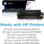 HP W2023A 414A Magenta LaserJet Toner Cartridge