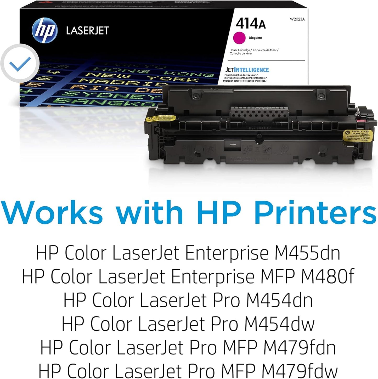 HP W2023A 414A Magenta LaserJet Toner Cartridge