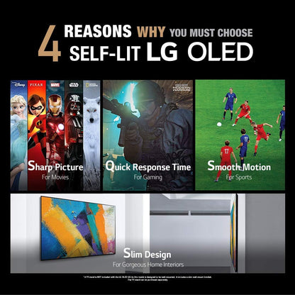 LG OLED65GXPUA GX 65-Inch 4K Smart OLED TV