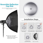 Neewer 90cm Octagonal Softbox Bowens Mount Grid
