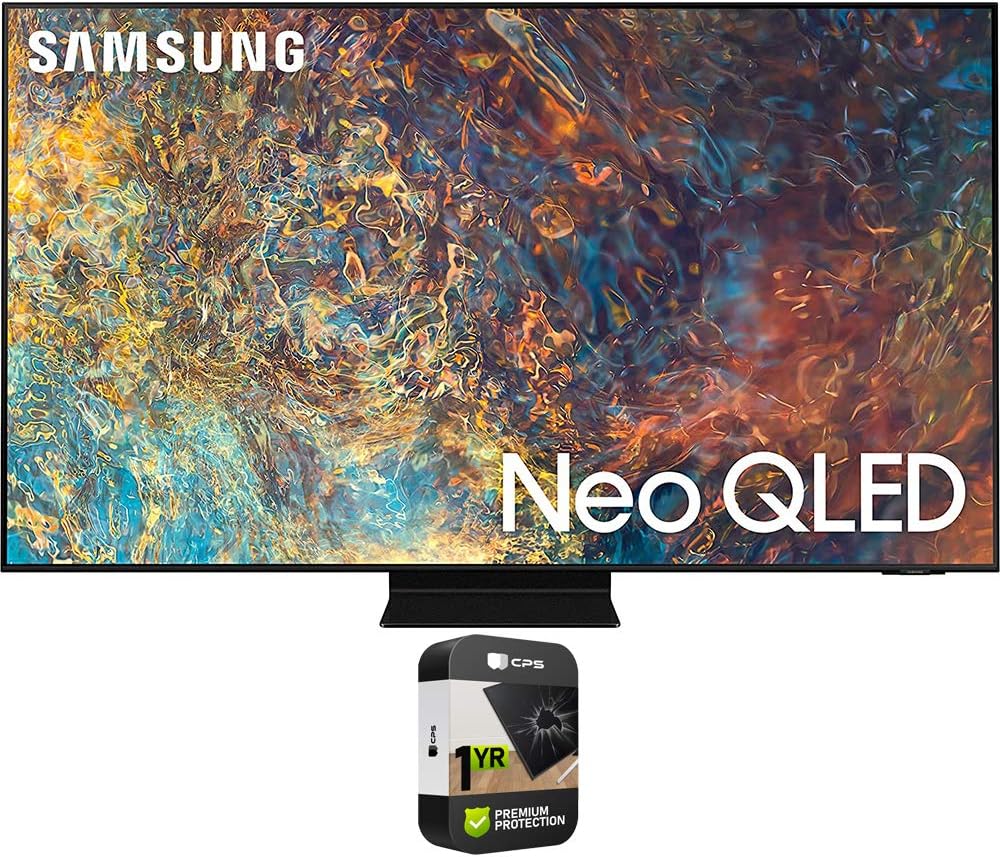 Samsung CRTE99SAMQN55QN90AA 55" Neo QLED 4K Smart TV (Renewed) + Protection