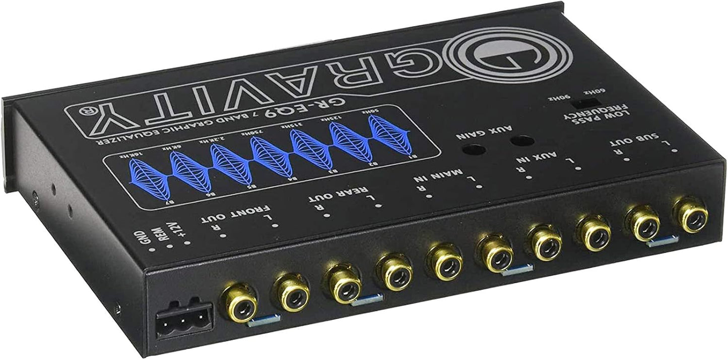 Gravity GR-EQ9 7 Band Graphic Equalizer Car Audio