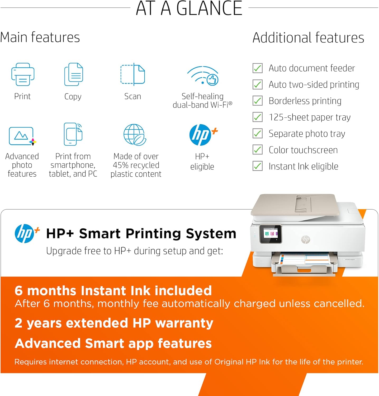 HP ENVY Inspire 7955e Wireless Color Inkjet Printer