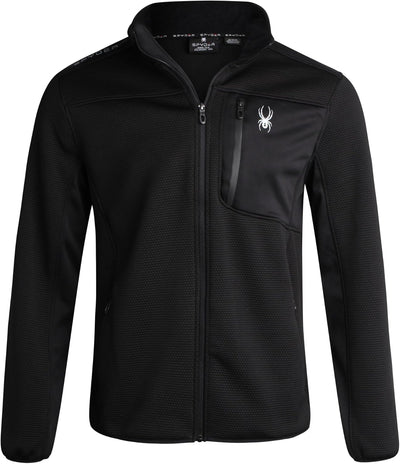 Spyder Men's Jacket Full Zip Encore Fleece Pockets