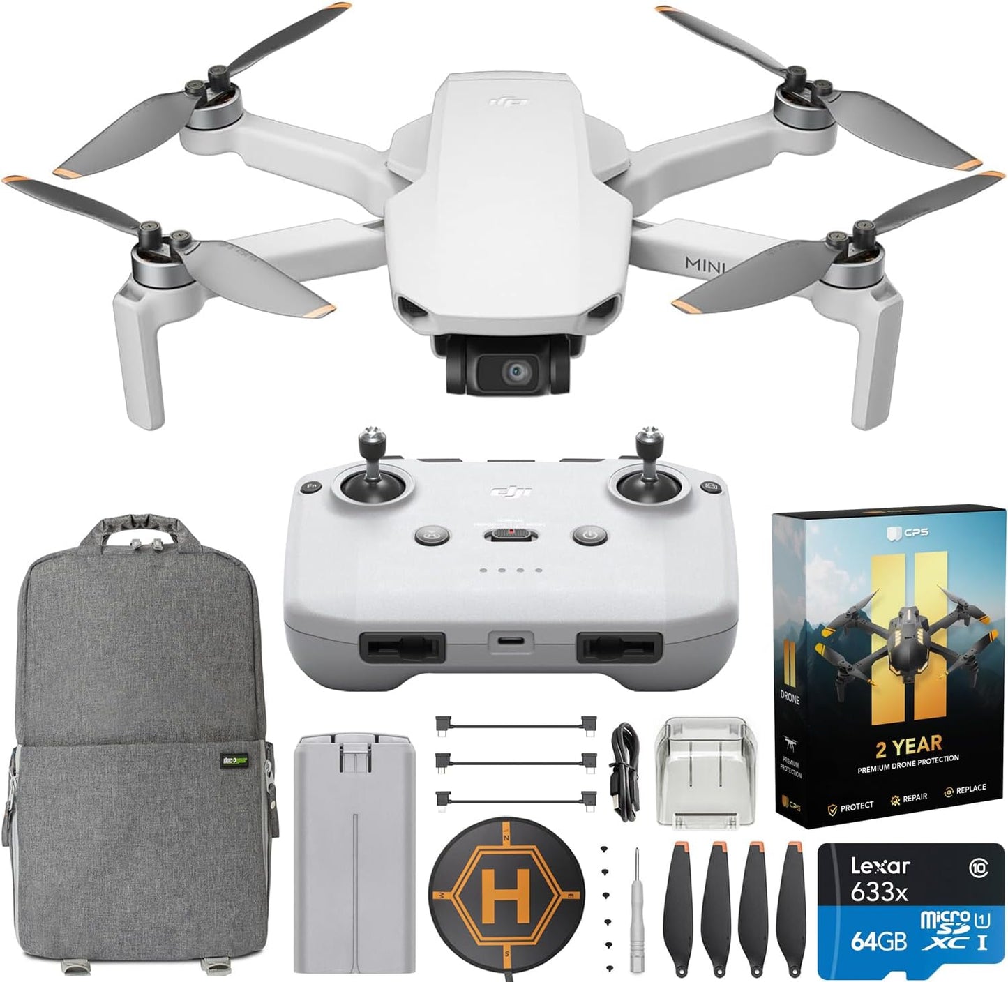 DJI E1DJIMINI4K Mini 4K Drone Camera Under 249g Bundle