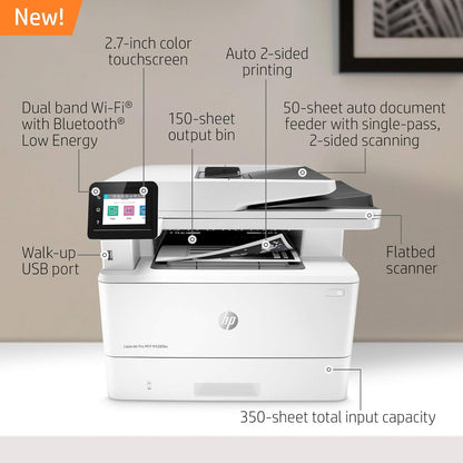 HP M428fdw LaserJet Pro Multifunction Wireless Printer (Renewed)