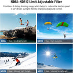 Neewer FL-87 Variable ND Filter for GoPro