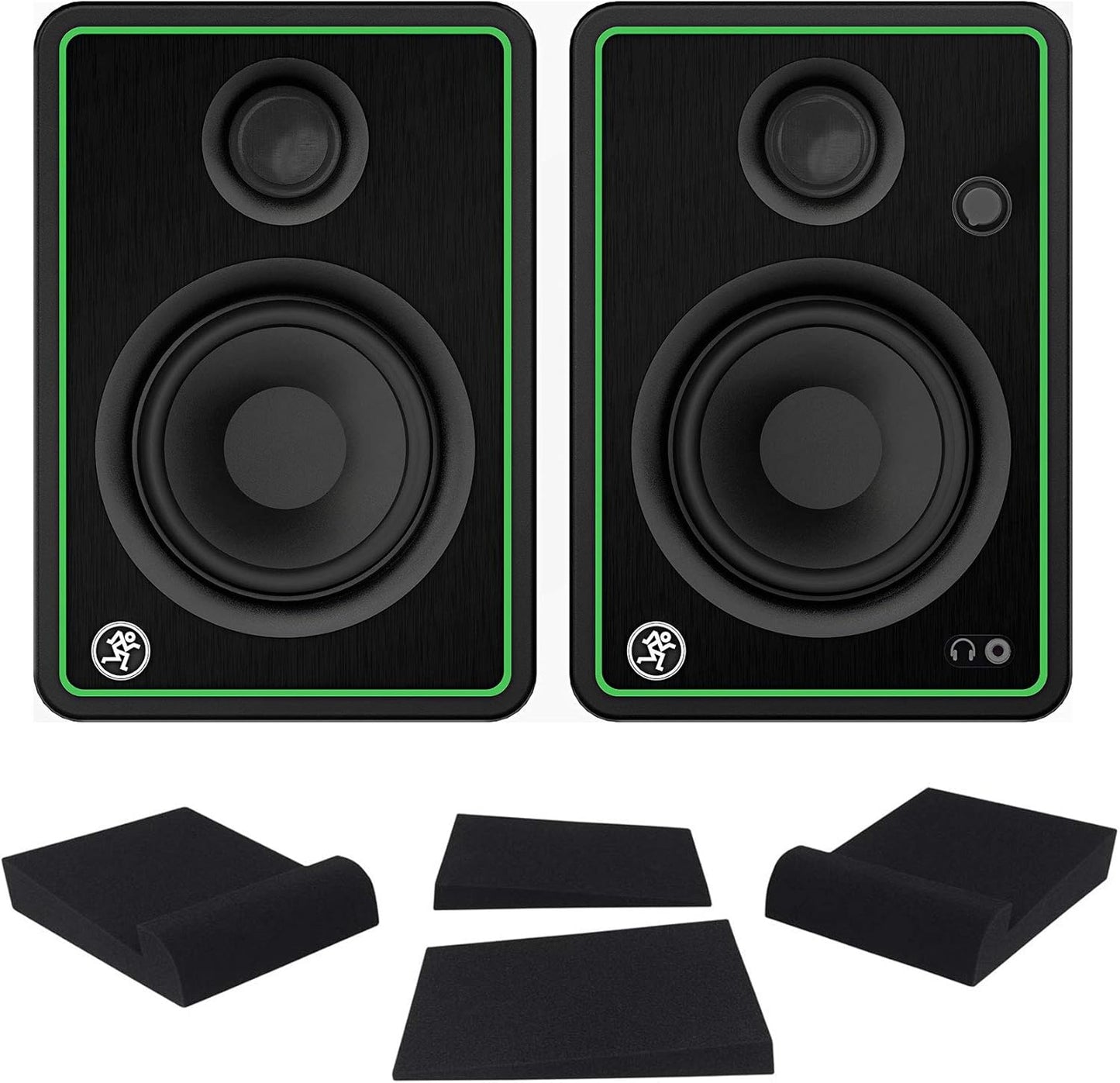 Mackie CR4-XBT Studio Monitor Speaker Bundle