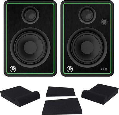 Mackie CR4-XBT Studio Monitor Speaker Bundle